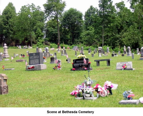 Bethesda Cemetery Scene